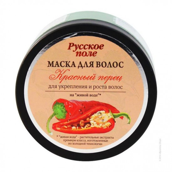 Маска для волос Красный Перец 'Русское поле' для укрепления и роста (250 мл) купить в Магия Огня