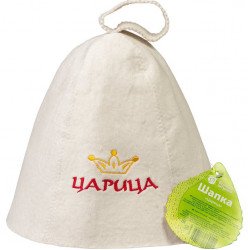 Шапка 'Царица' 'Банные штучки', войлок 100% Шапка 'Царица' 'Банные штучки', войлок 100%