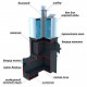 Печь банная Вертикальная большая б/в (бак 120 л.) купить в Магия Огня